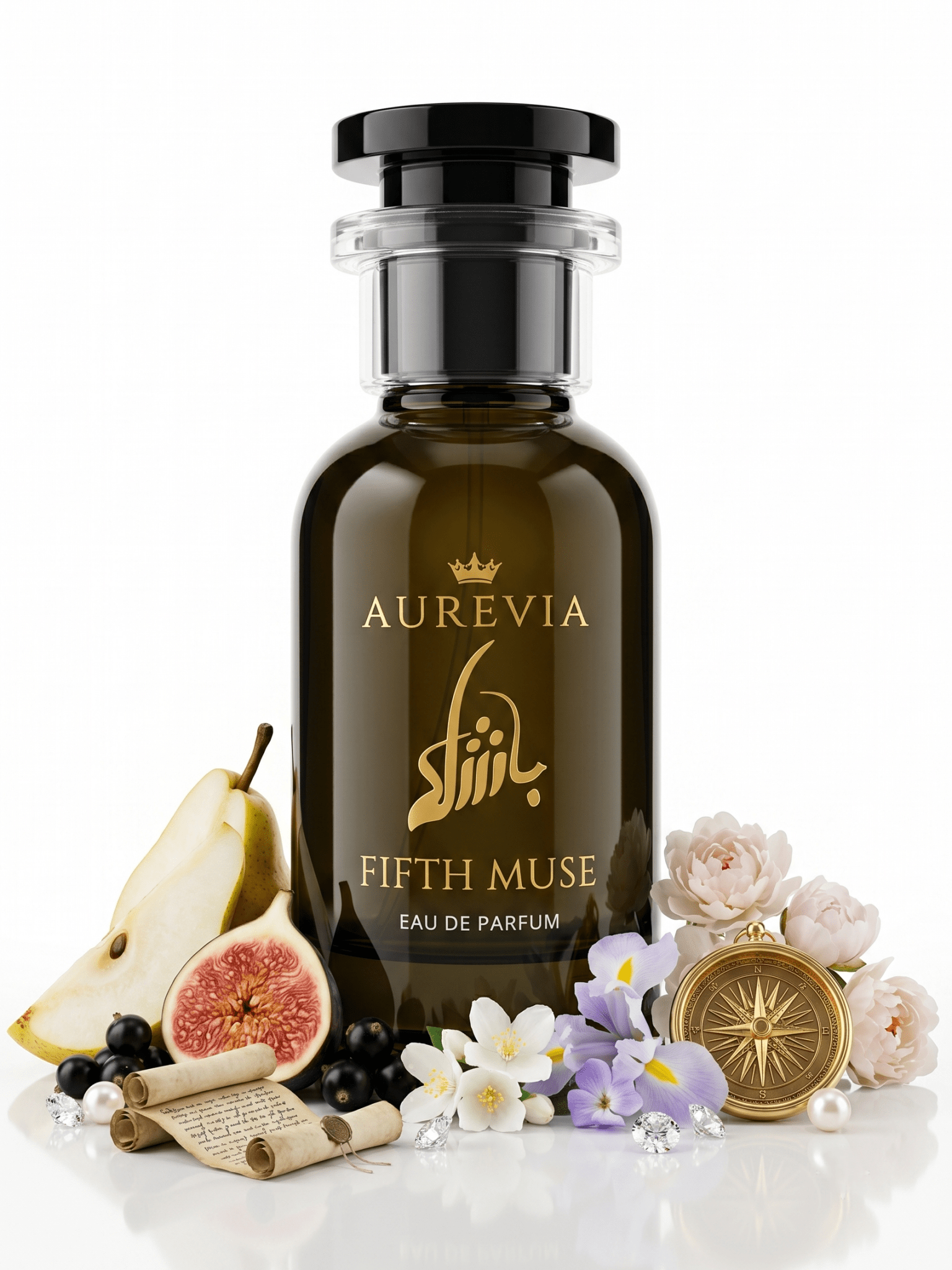 Aurevia Fifth Muse soft floral and powdery fragrance