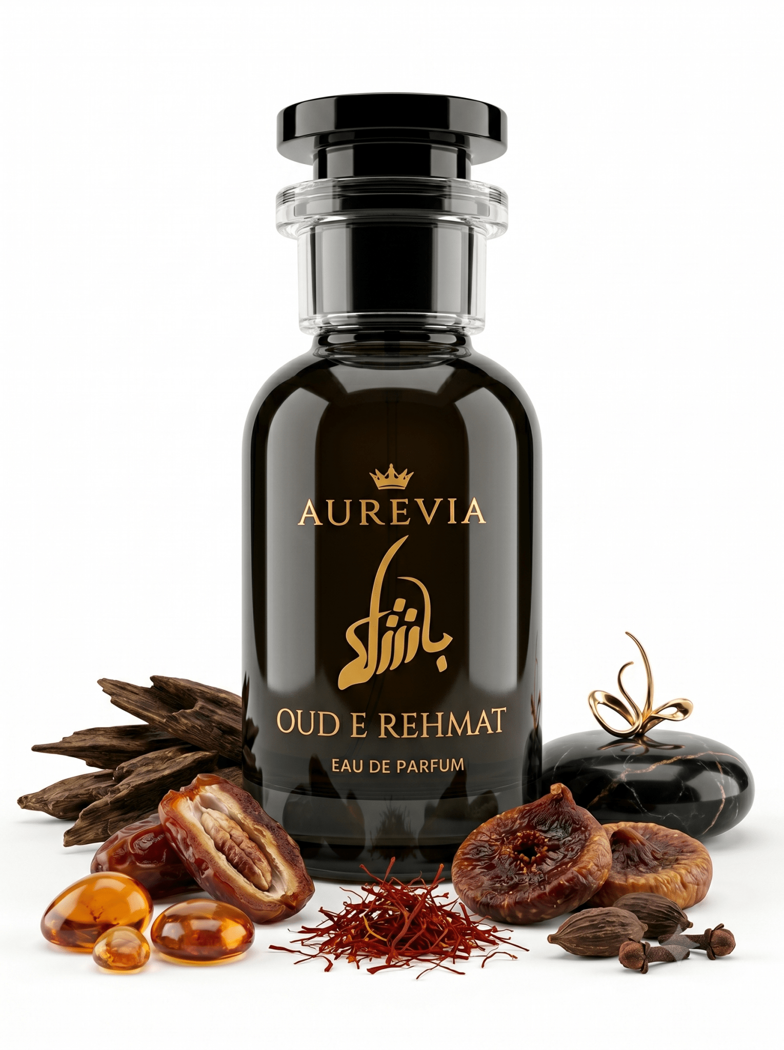 Oud e Rehmat premium oud perfume  by Aurevia Perfumes.